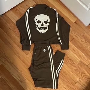 Skull Cashmere Lounge Set Women